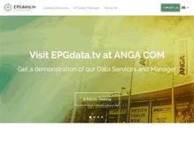 Tablet Screenshot of epgdata.tv